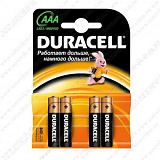 Батарейка AAA Duracell LR03-4BL, 1.5В, (4/40/120)