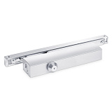 Доводчик дверной NOTEDO DC-045-155 SL-HO-DA-BC PRO silver со скольз. тягой до 150 кг