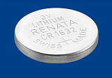 CR1632 батарейка (Lithium 3V) (Renata) (16.0x3.2mm) (125mAh)