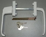 Балконный гарнитур ассиметричный BHS 2 бел. с ключем
