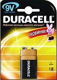 Батарейка Крона Duracell 6LR61-1BL, 9В, (10/30/3600)