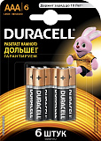 Батарейка AAA Duracell LR03-6BL, 1.5В, (6/60)