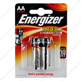 Батарейка AA Energizer LR06-2BL Max, 1.5В, (2/24/120)