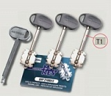 Набор ключей 91.399/T1 для перекодируемых замков с торца двери MY KEY (ключ 60 мм)