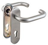 Ручка Fuaro (Фуаро) дверная FP.DH72.0433 SS 304 (DH-0433 SS 304) с пружиной,нержавейка 304, квадрат 